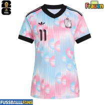 Belgien Jeremy Doku #11 Auswärtstrikot Frauen WM 2026 Kurzarm